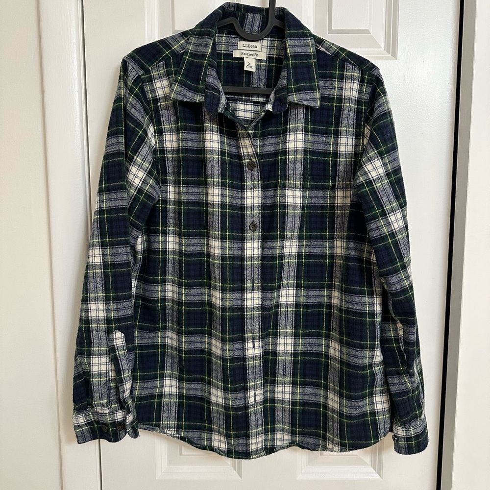 L.L. Bean Relaxed Fit Tartan Shirt